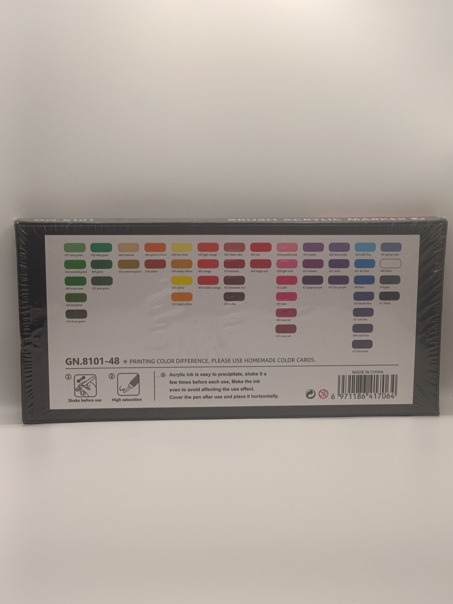 Guangna 48 Acrylic Brush Markers Set