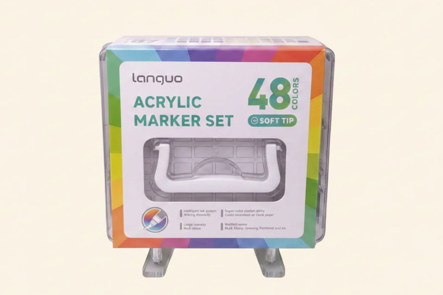 Languo Acrylic Marker Set – 48 Colours