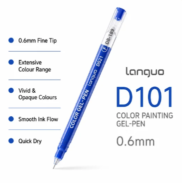 Languo 0.6mm - 168 Colour Painting Gel Pen Set
