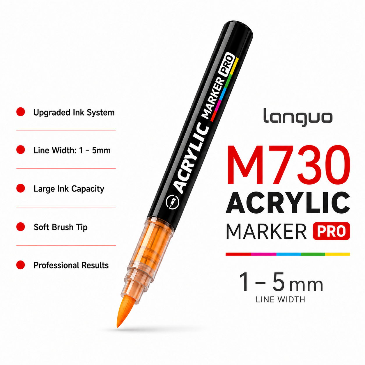 Languo Acrylic Pro Brush Markers