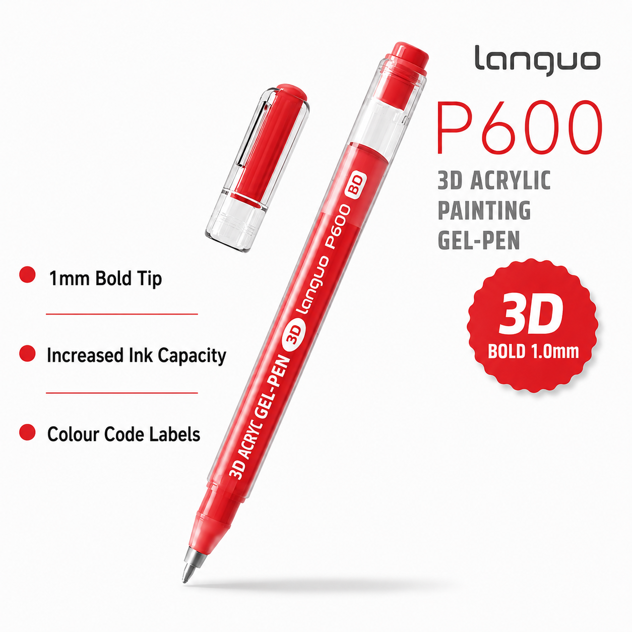 Languo 3D Acrylic Painting Gel Pens