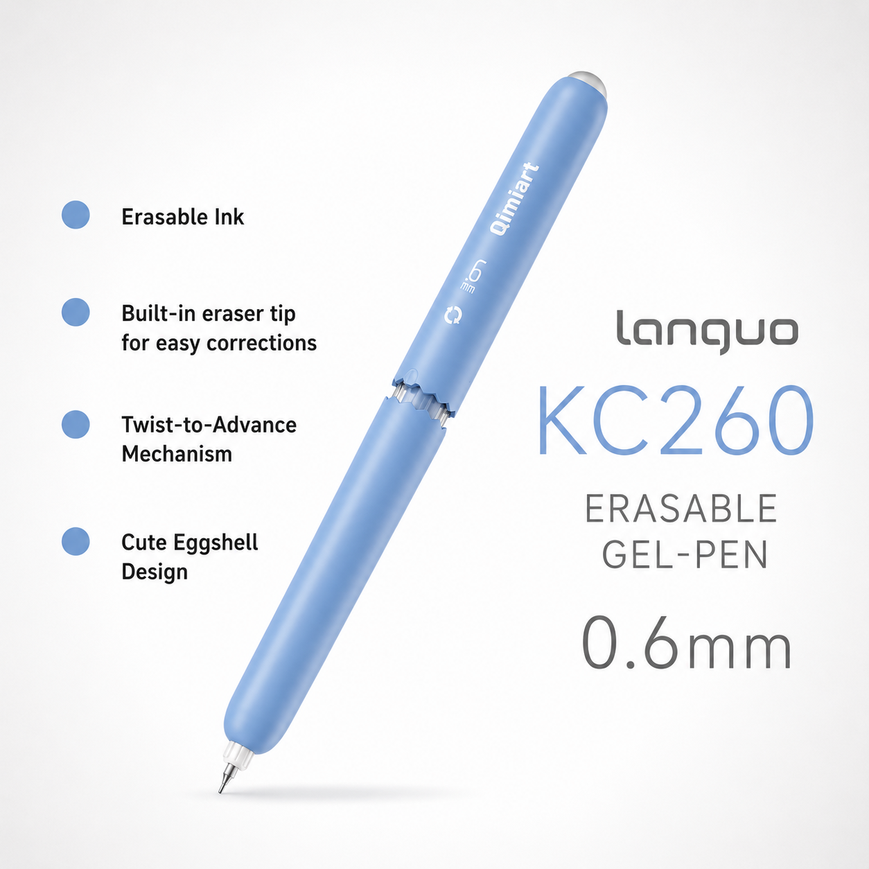 Languo x Qimiart Erasable Gel Pens