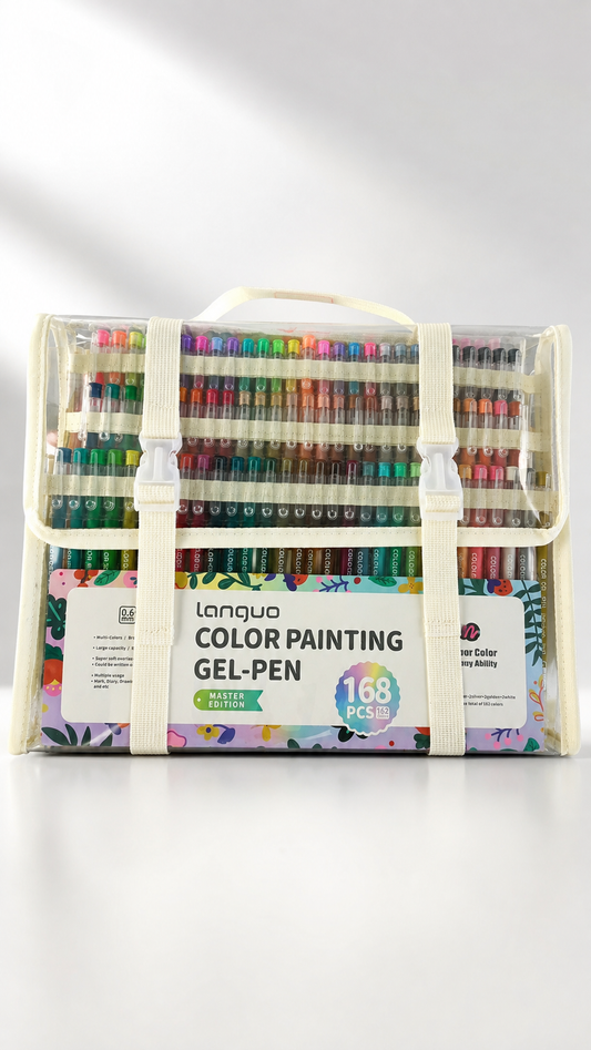 Languo 0.6mm - 168 Colour Painting Gel Pen Set