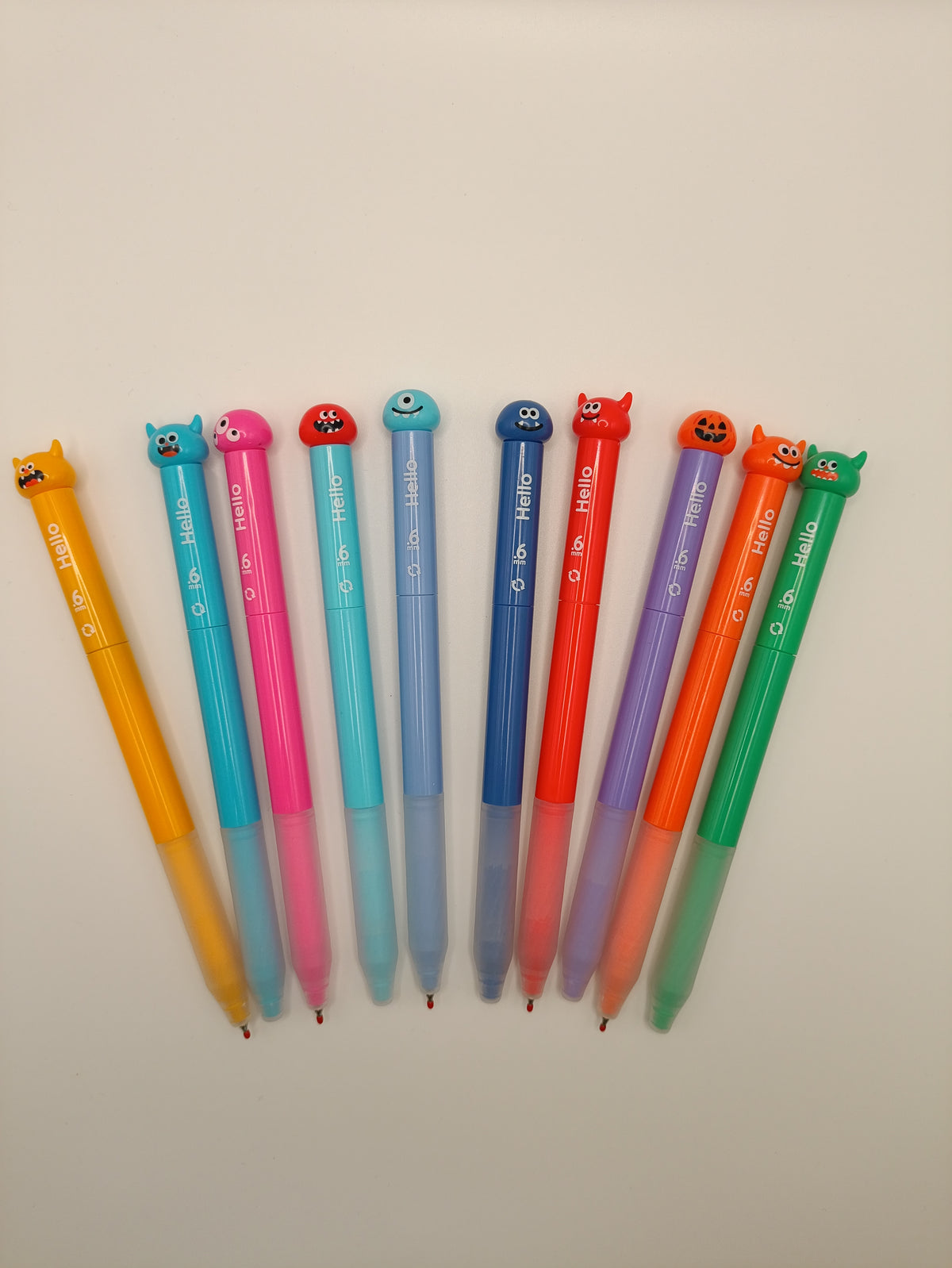 Languo Erasable Gel Pen Set – Monsters - 10 Pack