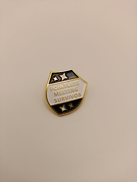 Pointless Meeting Survivor Badge