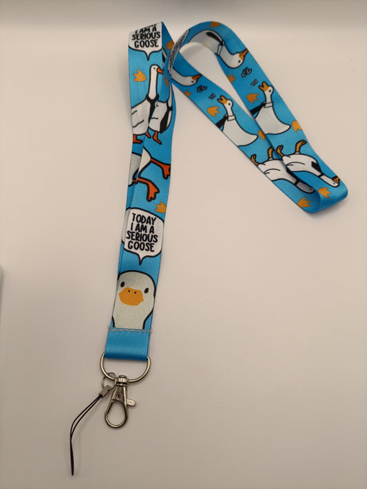 Today I'm a Serious Goose Lanyard