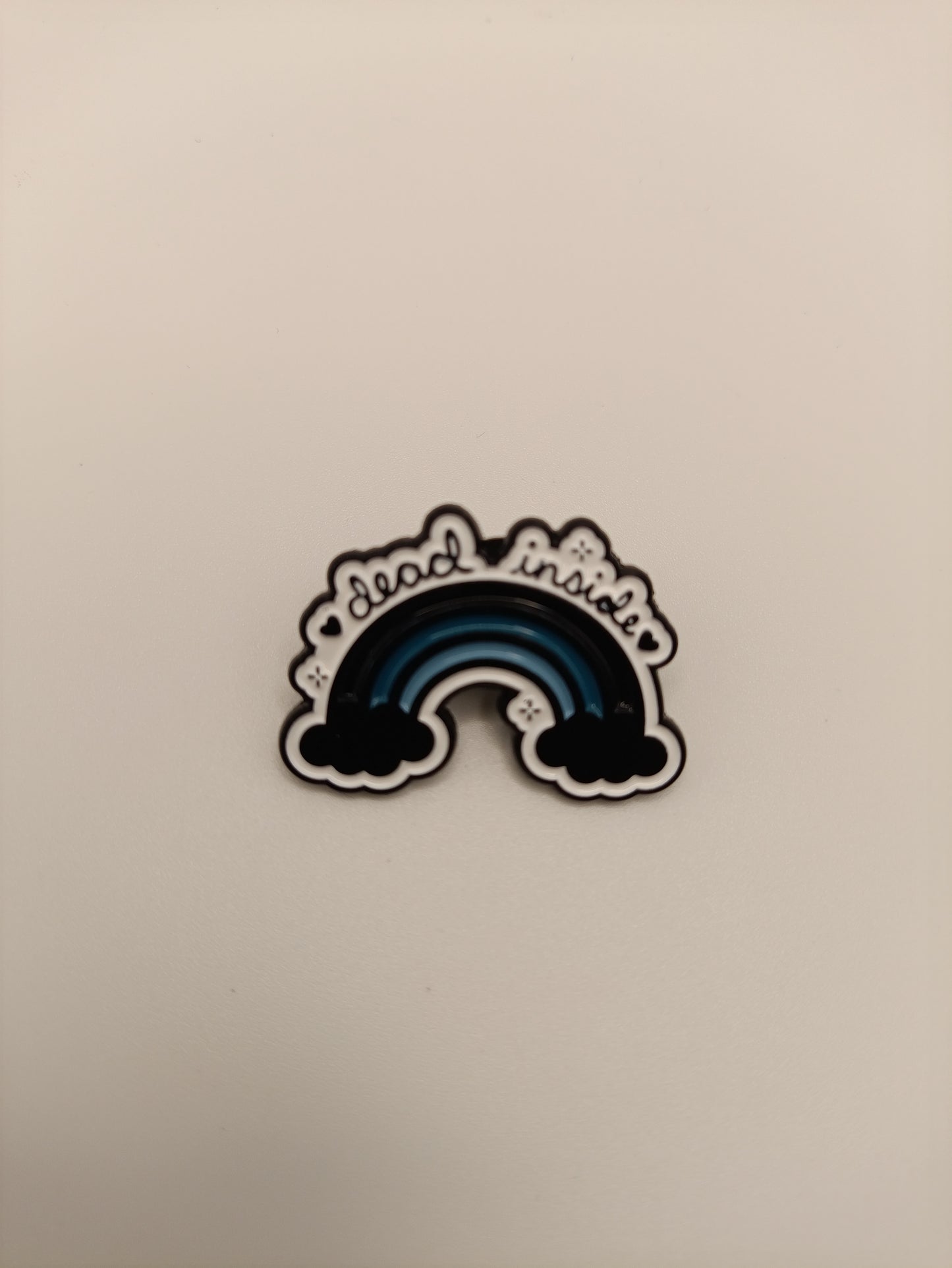 Dead Inside Rainbow Badge