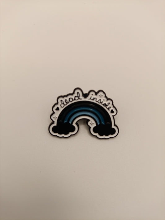 Dead Inside Rainbow Badge