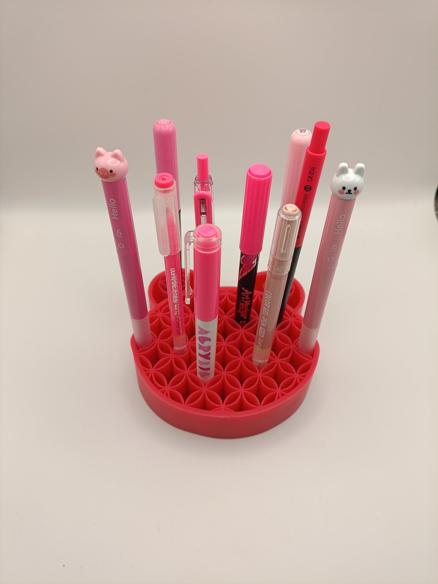 Pen Holder - Rose Red Bear