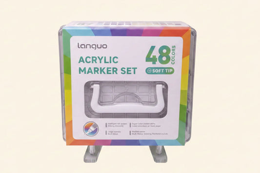 Languo Acrylic Marker Set – 48 Colours