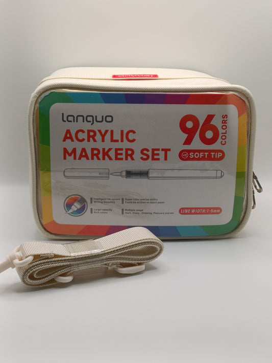 Languo Acrylic Marker Set – 96 Colours