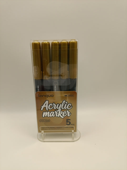 Gold Brush Markers