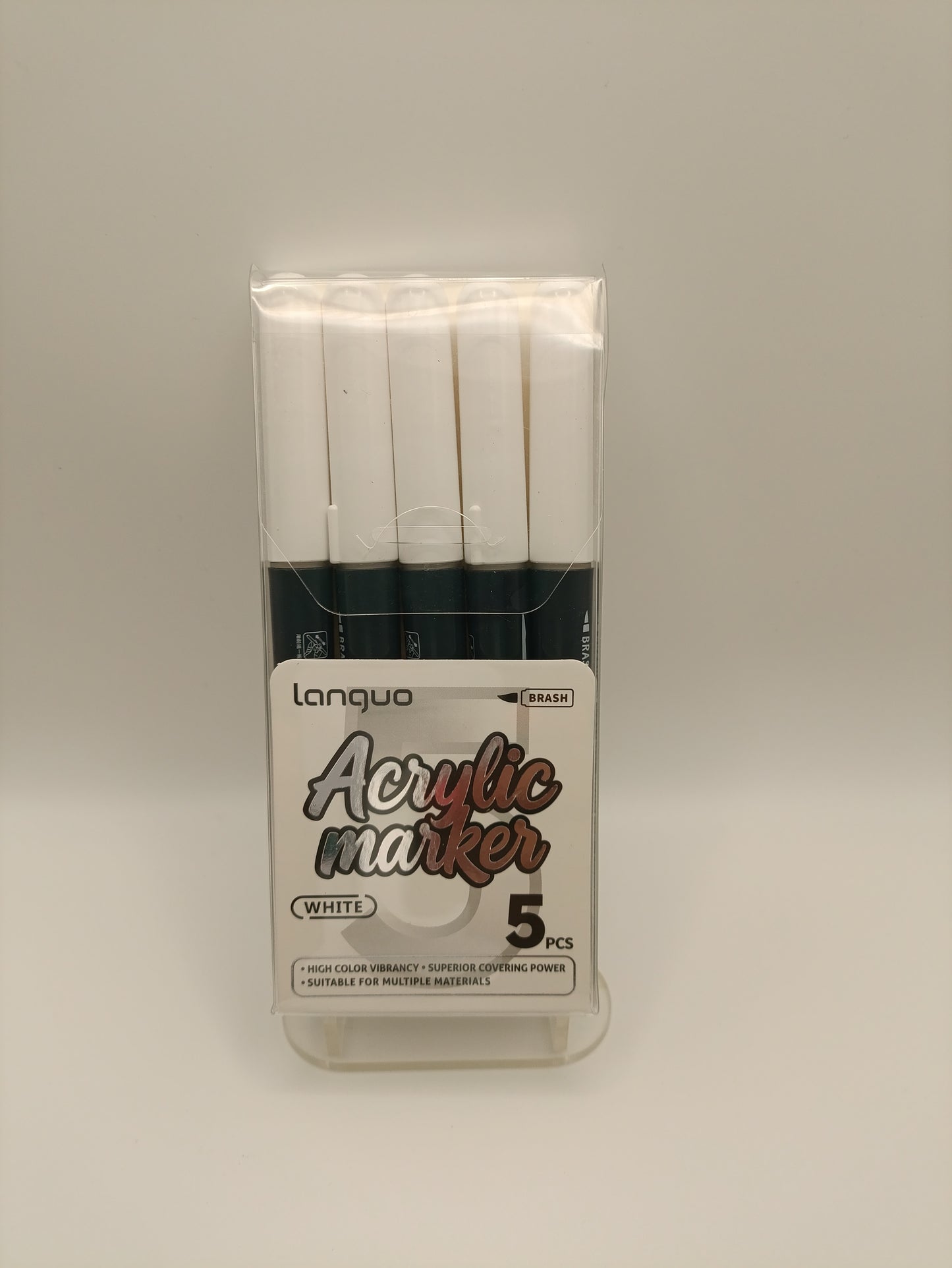 White Brush Markers