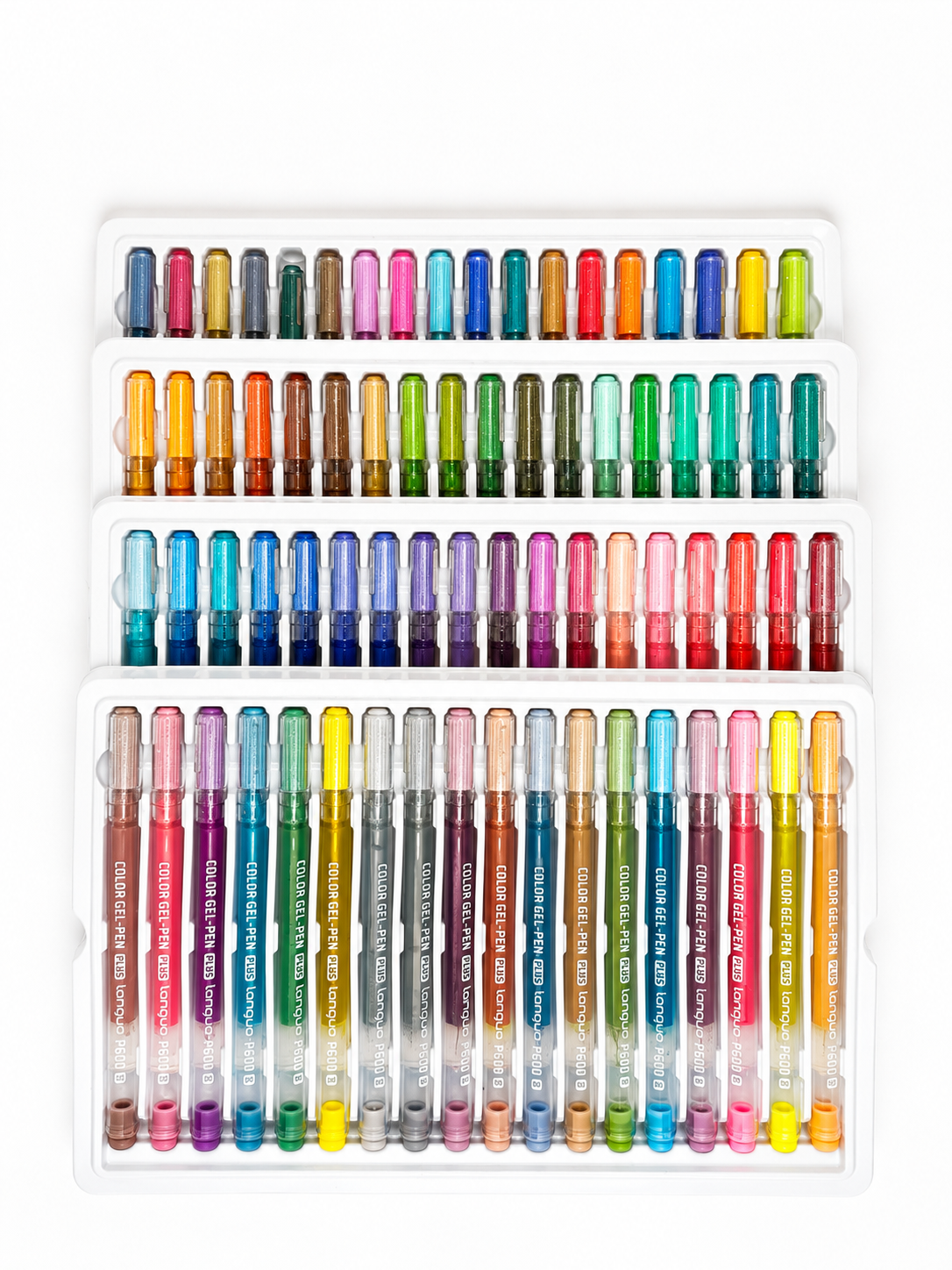 Languo 1mm - 72 Colour Super Shiny Plus Gel Pen Set