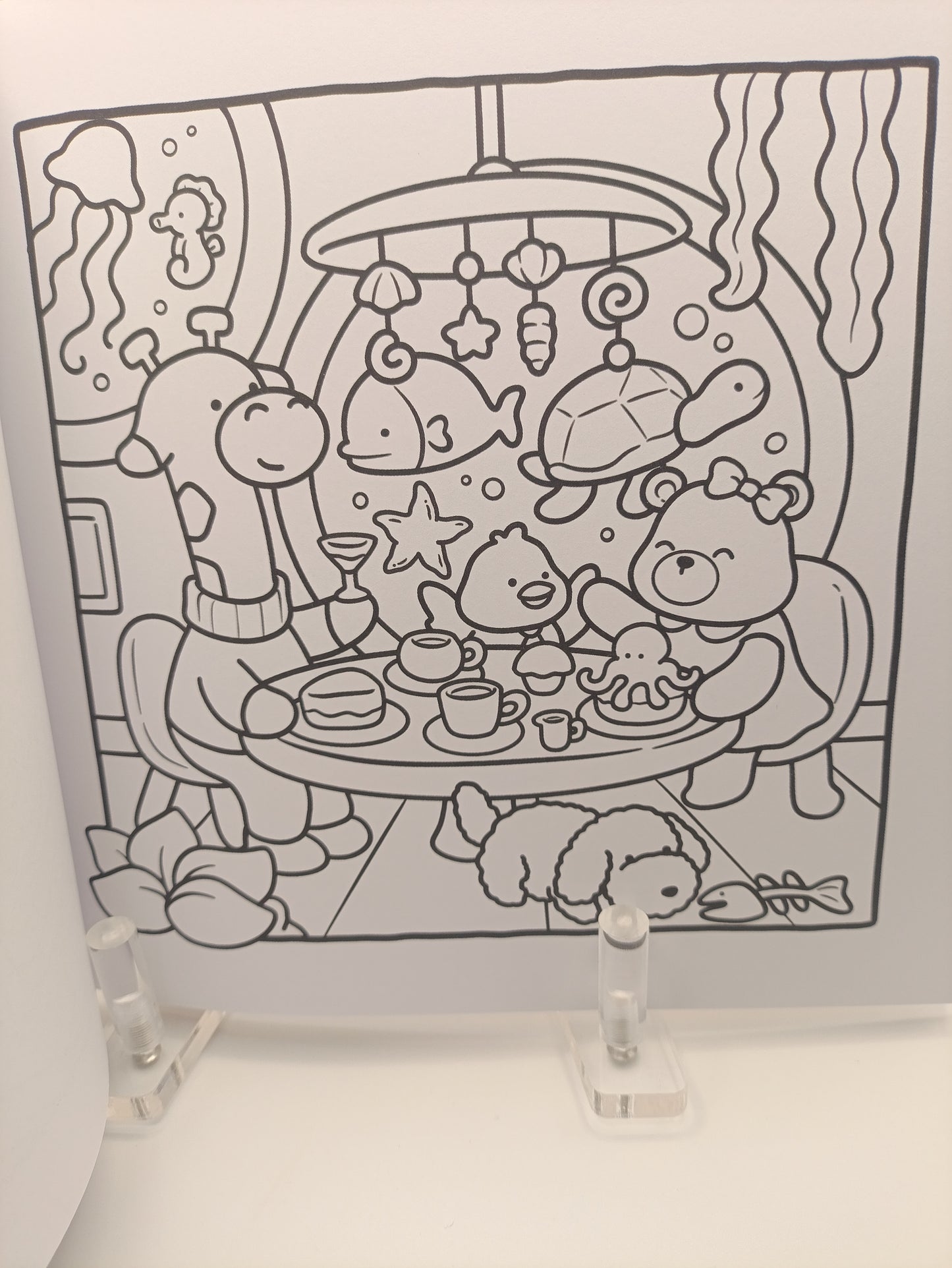 Cosy Cafe Colouring Book