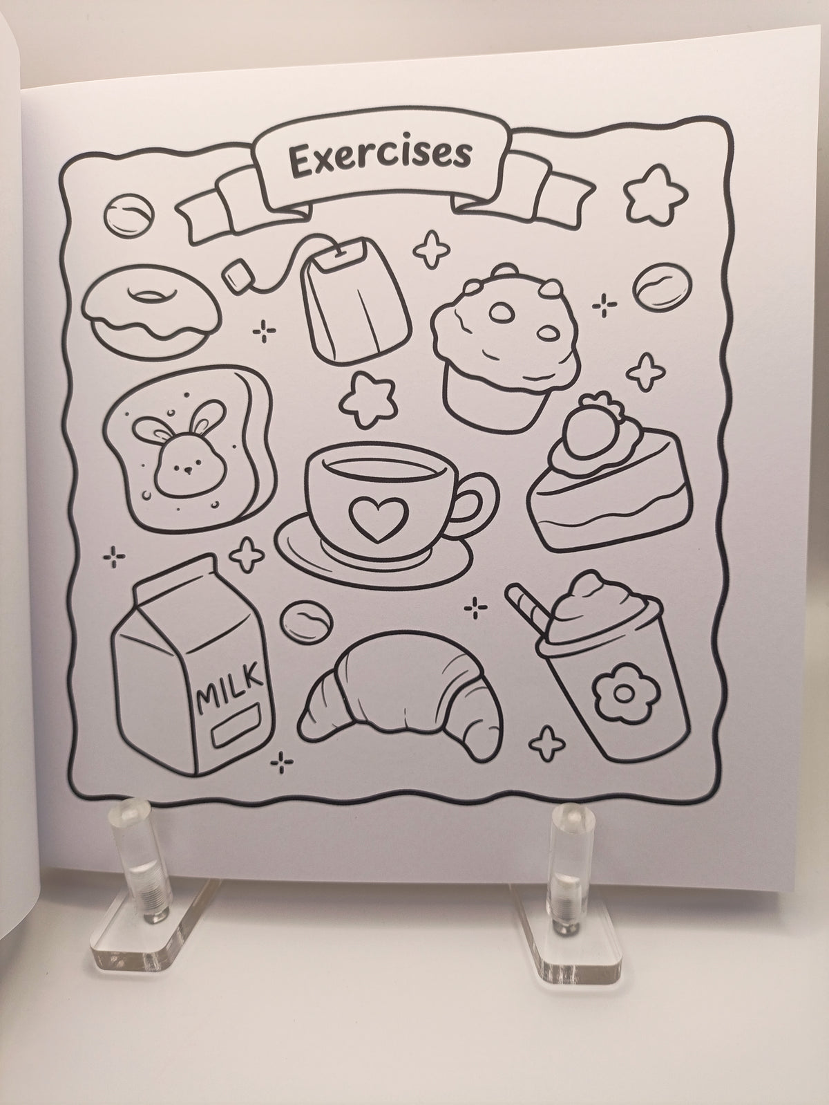 Cosy Cafe Colouring Book