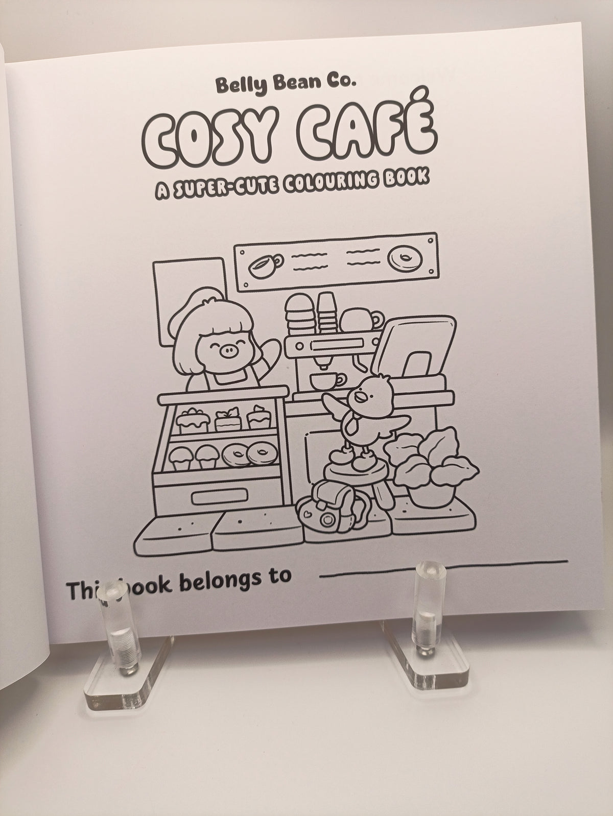 Cosy Cafe Colouring Book