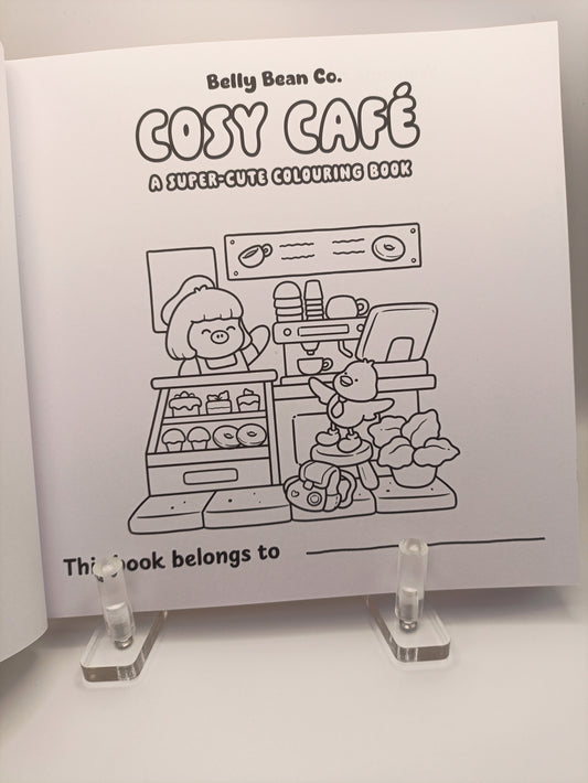 Cosy Cafe Colouring Book