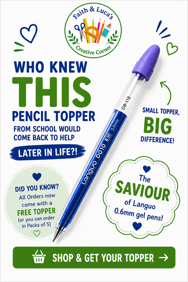 Free Pen Topper with all orders