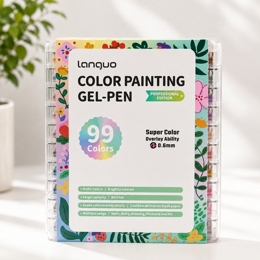Languo 0.6mm - 99 Colour Painting Gel Pen Set