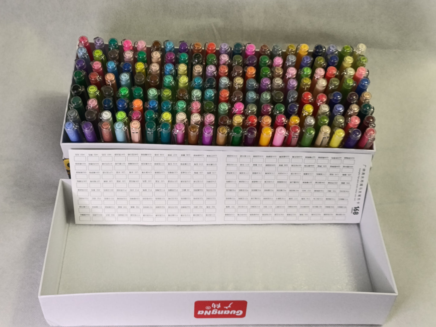 168 Colour High Gloss Pen Set