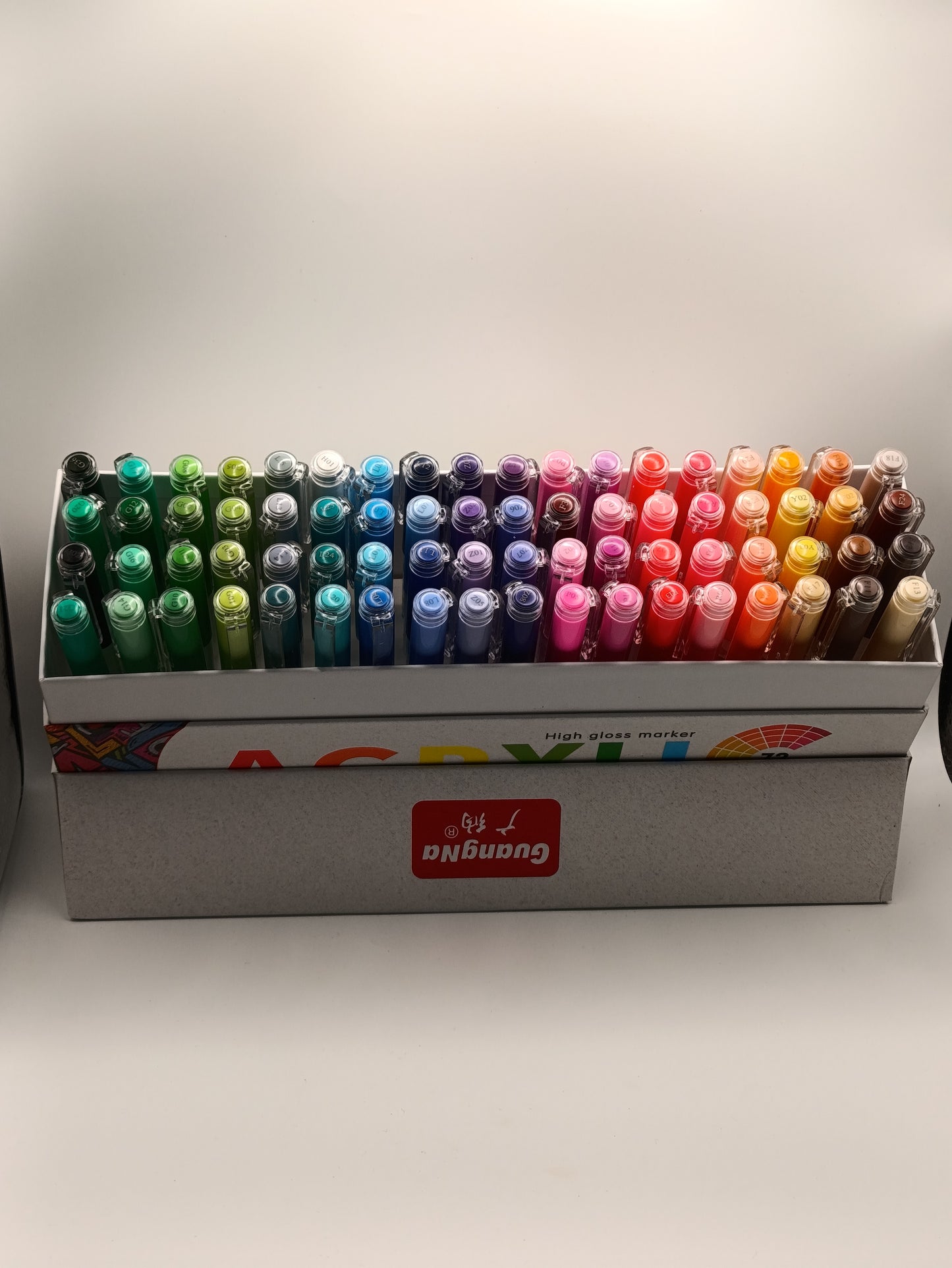 72 Colour High Gloss Pen Set