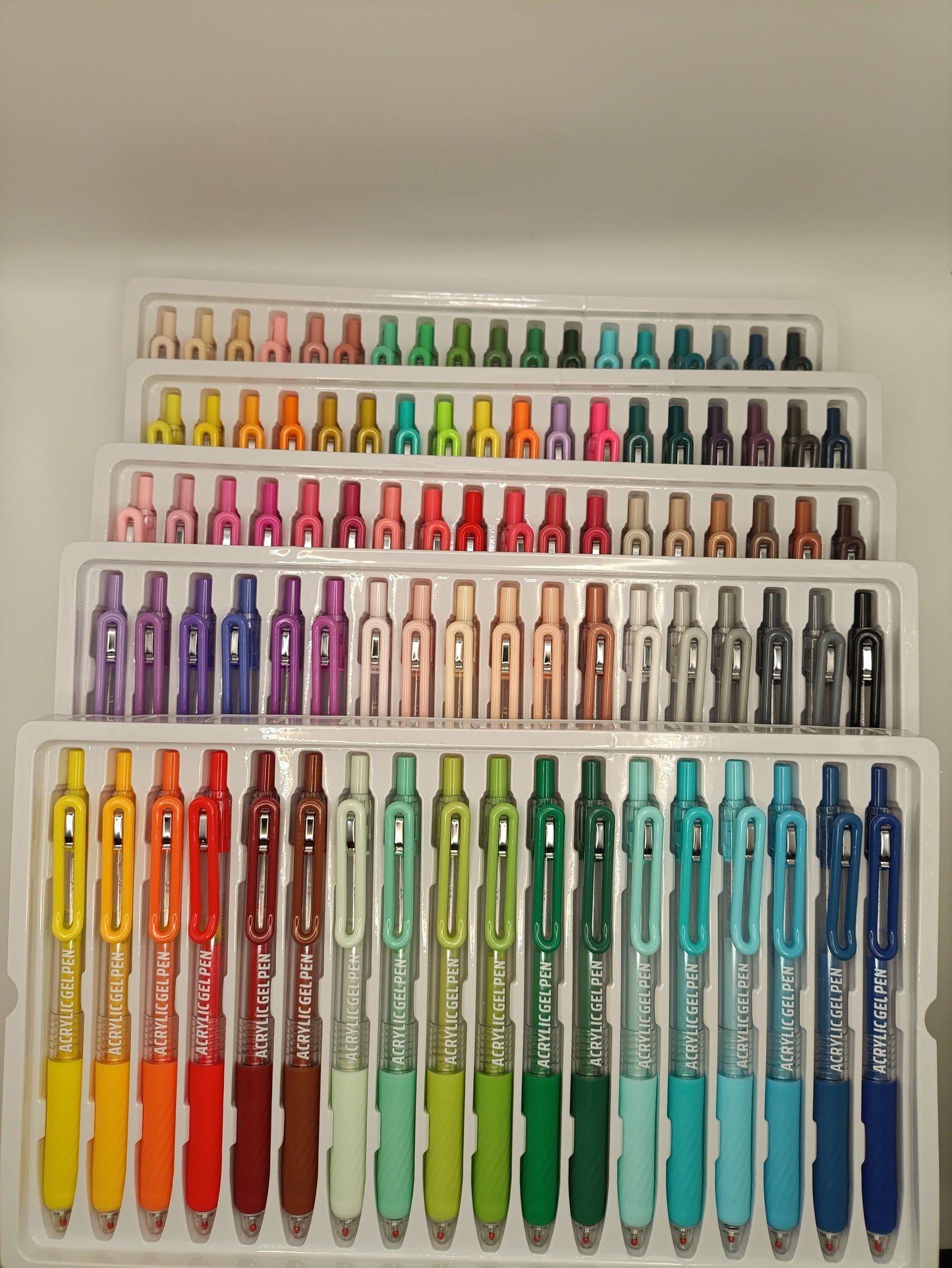 90 Colour Retractable Gel Pen Set – 0.7mm