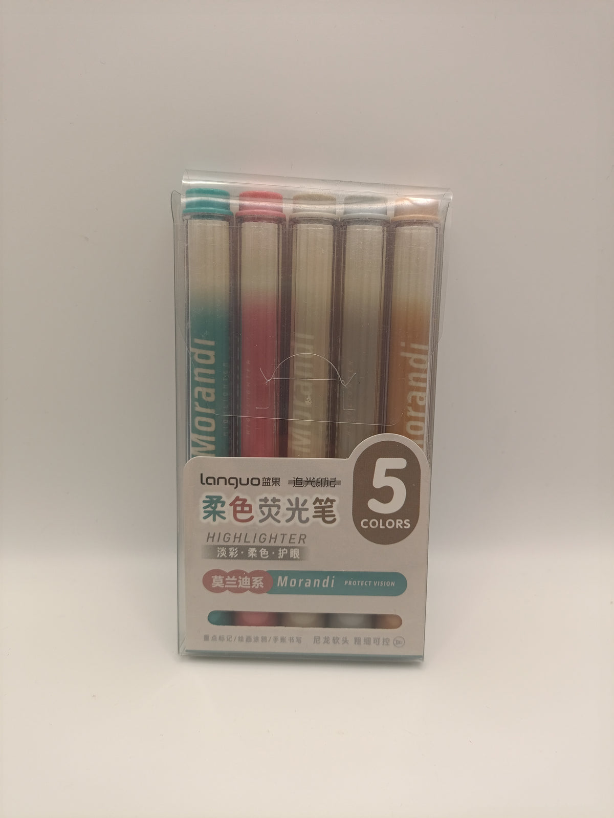 Languo Highlighters - Morandi Colours (5 Pack)