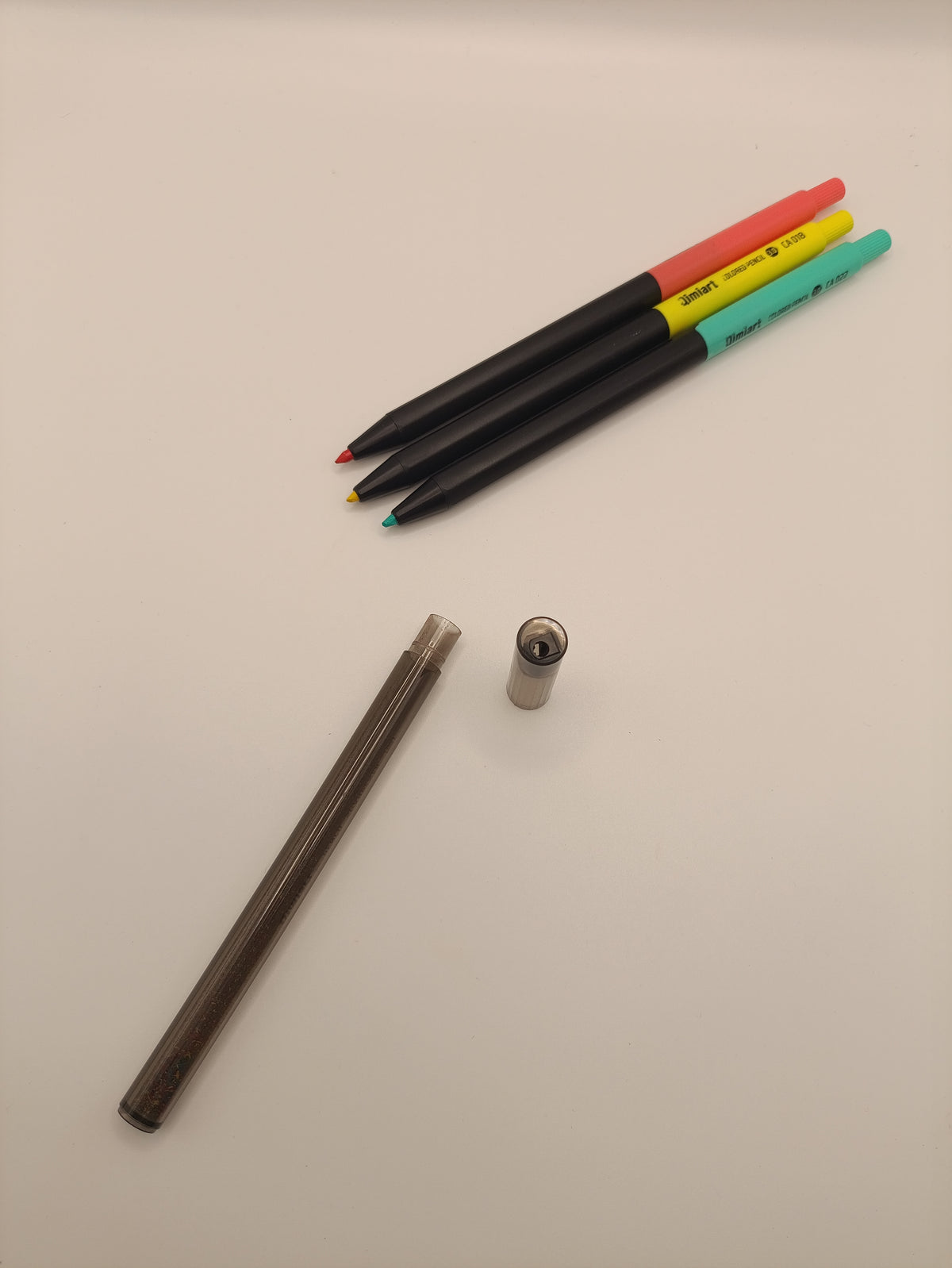 Languo x Qimiart Retractable Coloured Pencils – 12 Blue-Green Colours