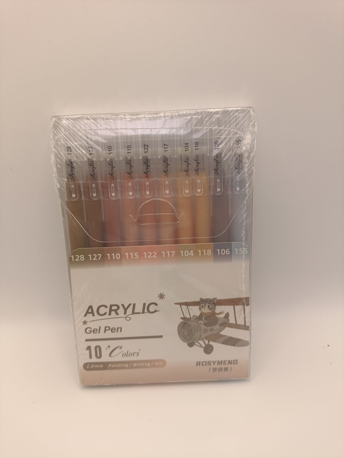 Rosymeng 10 Acrylic Gel Pens - Pilot Cat